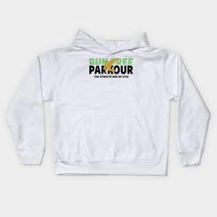 PARKOUR - FREERUNNING - TRACEUR Kids Hoodie